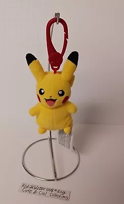 Ash Pikachu Pokémon Plush Clip On Backpack Keychain Kanto Indigo League • $14.99