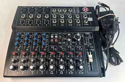 Harbinger L1202FX 12-Channel Mixer With Effects - LvL Series - With Power Cord • $44.99