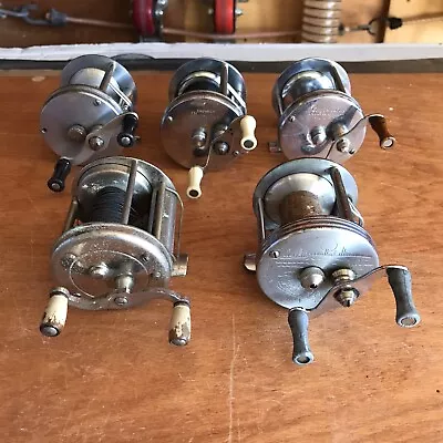 Bronson Vinatage Fishing Reels Lot Of Five • $20