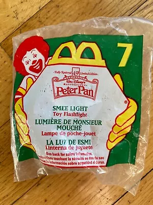 Mcdonalds Happy Meal Toy 1997 Disney Peter Pan 7 Smee Light Toy Flashlight • $3.99