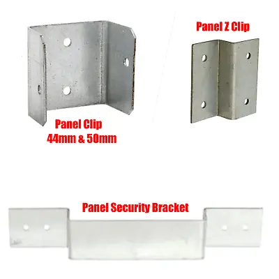 £9.90 • Buy Fence Panel Security Bracket Clip Locking Post TrellisDecking Garden Anti-Rattle