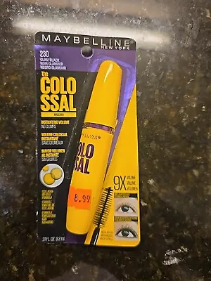 Maybelline The Colossal Volume Mascara Glam Black 230 - 9X VOLUME - NEW • $8.44