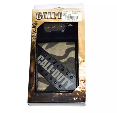 Call Of Duty Camo Bifold Wallet & Dog Tag Boxed Gift Set NEW 2010 Activision • $34.50