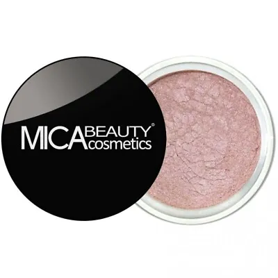 MICA BEAUTY Mineral Eye Shadow Glitter APHRODITE 50 Light Pink Full Sze 2.5g NeW • $18.33