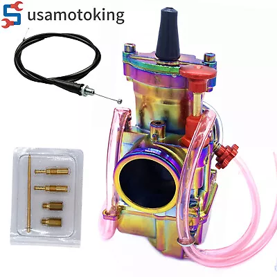 Racing Carburetor W/ Throttle Cable For Honda CR80 CR80R CR80RB CR85R CR85RB • $43.97