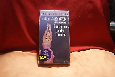 Gentlemen Prefer Blondes (VHS 1998) Brand New! Sealed! Marilyn Monroe Free Ship • $10.99