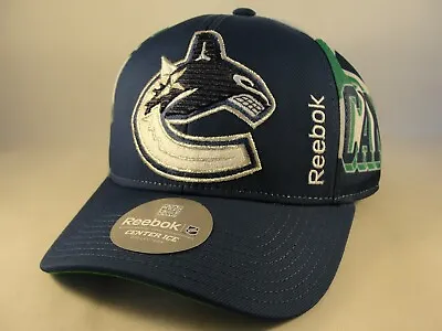 Vancouver Canucks NHL Reebok Snapback Hat Cap Blue Green White • $18