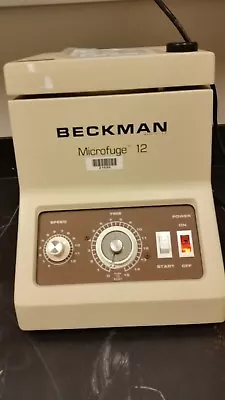 Beckman Microfuge 12 Bench Top Centrifuge With 36 Place Rotor • $90