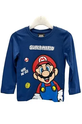 Mario Here We Go Long Sleeved T-Shirt. • £8