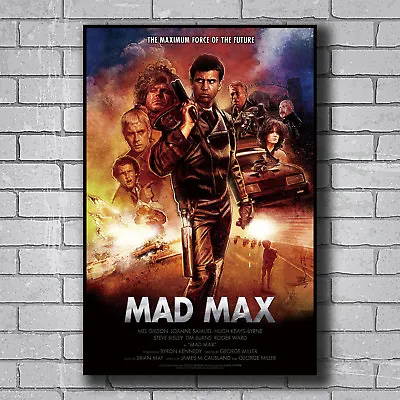 N-768 Mel Gibson Mad Max 1979 Classic Movie Film Hot Wall Poster Art 20x30 24x36 • $7.77
