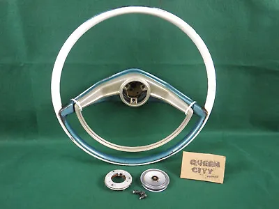 1957 1958 Packard Steering Wheel W/horn Ringemblem Also 1959 1960 Studebaker • $165