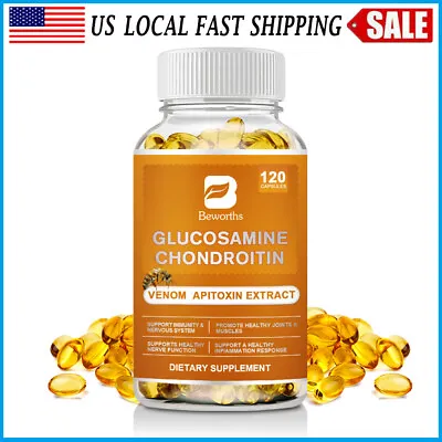 Glucosamine Chondroitin MSM With Bee Venom Exract For Joint & Arthritis Support • $13.99