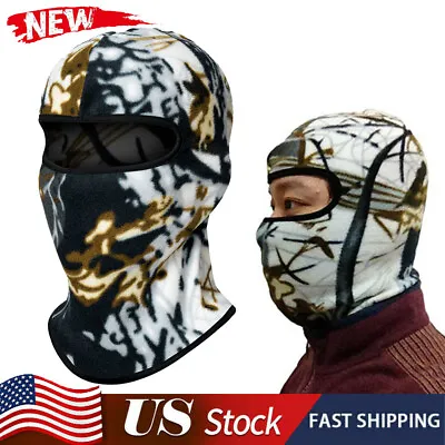 Cold Weather Men Balaclava Winter Head Cover Camo Full Face Mask Motorcycle Gear • $3.99