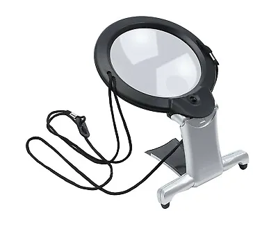 £7.79 • Buy Magnifying Glass 6X Large With LightLed Lamp Giant Magnifier Reading Hands Free