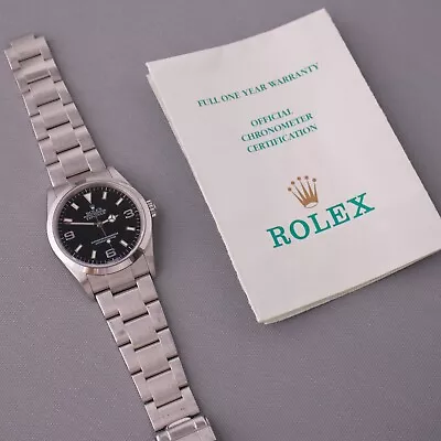 Rolex Explorer 36mm 114270 W/ PAPERS Stainless Steel Full Links UNPOLISHED • $5785