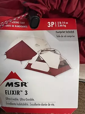 MSR Elixir 3-Person Lightweight Backpacking Tent • $310.49