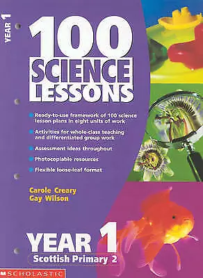 £4.89 • Buy 100 Science Lessons For Year 1 By Gay Wilson, Carole Creary 9780439018029
