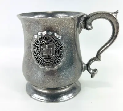 Pewter Beer Stein Mug Notre Dame Wilton Armetale Made In USA Vintage • $14.95