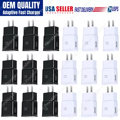 Wholesale Lot For Samsung Adaptive USB Wall Fast Charger Power Adapter Universal • $3.99