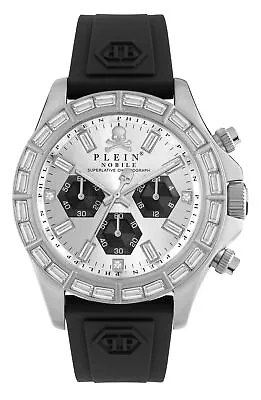 Philipp Plein Mens  Stainless Steel 44mm Strap Fashion Watch • $312.50