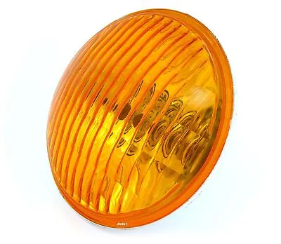 5.75  Halogen Motorcycle Headlight - Amber - Vintage Cafe Racer Bobber Chopper • $13.95