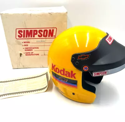 Vintage Nascar 1/2 Scale Ernie Irvan Kodak Simpson Helmet • $110.47