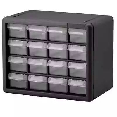 Akro-Mils 16-Compartment Small Parts Plastic Storage Cabinet Organizer (1-Pack) • $24.03