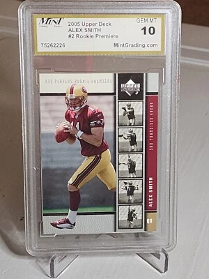 $14 • Buy 🔥 Alex Smith 🔥 2005 Upper Deck 2 Rookie Premier Rc Mgs Gem Mint *10* 49ers 