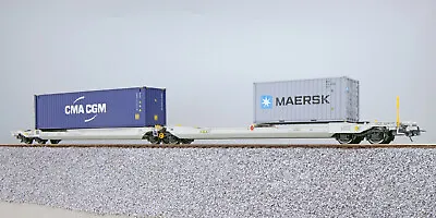 ESU 36549 Double Pocket Car Container Load Cma Maersk EP VI New 1:87 • $119.46