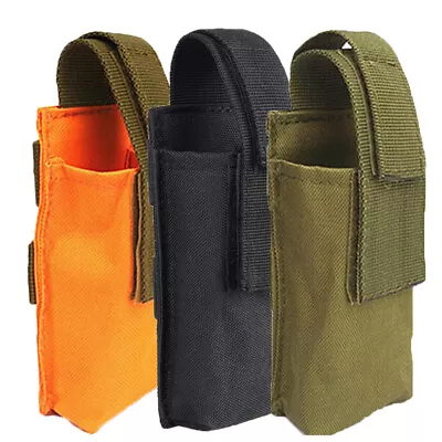 Tactical Molle Pepper Spray Pouch Holder Portable Flashlight Holster Tools Bag • $6.69