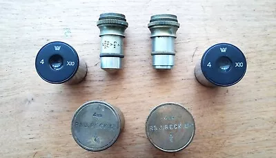 Antique Microscope Lenses Cases & Eyepieces Watson & Beck • £7.50