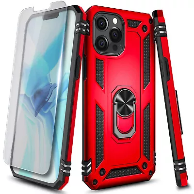 For IPhone 12/Pro/Max/Mini Case Full Body Armor Phone Cover With Tempered Glass • $9.98