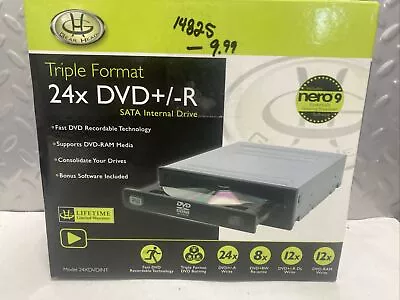 Gear Head  24X DVD +/R Triple Format SATA Internal Drive LightScribe • $10