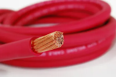 TEMCo 2 Gauge AWG Welding Lead & Car Battery Cable Copper Wire | MADE IN USA • $25.99