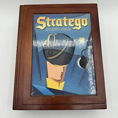 New Stratego 2005 Vintage Game Collection Target Exclusive Book Shelf Wooden Box • $25.90