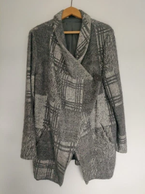 £49 • Buy Crea Concept Fabulous Grey Wool Mix Jacket 42 14 Lagenlook