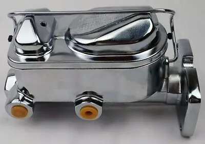 Mopar 1 1/16  Bore  Master Cylinder A B E Body Cuda Charger Chrome 4 Bolt   • $84