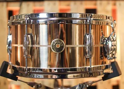 Gretsch 6x13 USA Custom Phosphorus Bronze Snare Drum • $1606