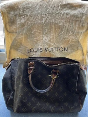 $100 • Buy Genuine Louis Vuitton Bowler/Top Handle Bag - Needs Repairs