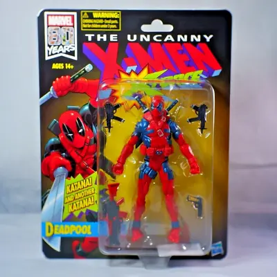 New Deadpool Action Figure Marvel Legends Retro Spider-man Series 6-inch New • £30.96
