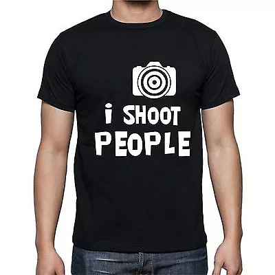 I Shoot People Camera Video Picture Funny T Shirt Tee • $12.99