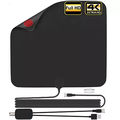 5800 Miles Range Digital TV Antenna 1080P Amplified HDTV Booster USB Power HD 4K • £14.47