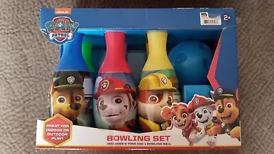 Paw Patrol Child Bowling Set BRAND NEW IN BOX! Nick Jr. Includes 6 Pins & 1 Ball • $12.99