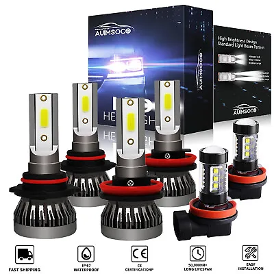 For Mitsubishi Outlander Sport 2011-2019 LED Headlights + Fog Lights Combo Bulb • $40