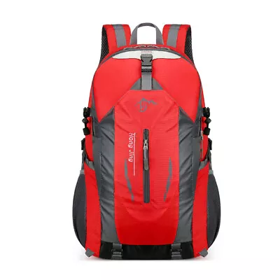 40L Hiking Camping Bag Waterproof Backpack Outdoor Travel Luggage Rucksack Red • $18.90