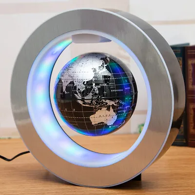 World Map Floating Globe Magnetic Levitation Light Anti Gravity Magic • £68.11