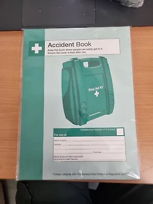 First Aid Injury ACCIDENT REPORT BOOK FOLDER HSE Compliant Office Health Safety • £5
