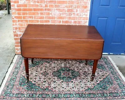 American Antique Mahogany Drop Leaf Table | Dining Room Furniture • $1800