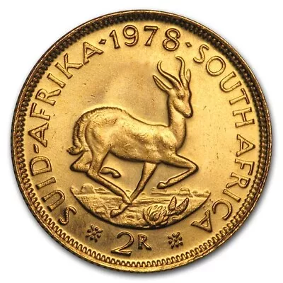 1978 South Africa Gold 2 Rand BU • $618.12