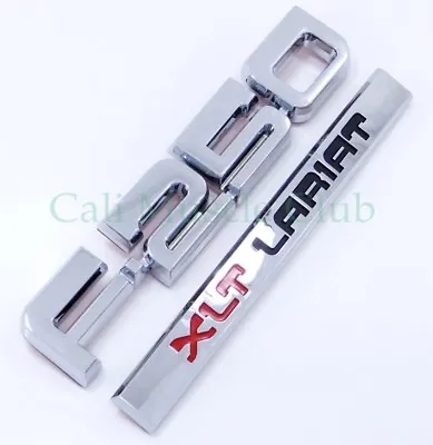 87 88 89 90 91 F-250 XLT Lariat 1pc Fender Emblem Nameplate Badge Side F250 • $35